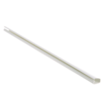 Canaleta LD5 de PVC rígido, con cinta adhesiva para instalación sin herramientas, 26 x 15 x 1828.8 mm, Color Blanco