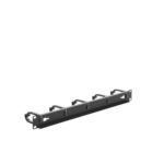 Organizador de Cables con 5 anillos, 1U, 19" Color negro - Image 3