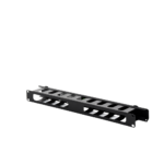Organizador de Cables Horizontal de 1U para Rack de 19" con Cubierta Metálica - Image 3