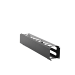 Organizador de Cables Horizontal de 2U para Rack de 19" con Cubierta Metálica - Image 2