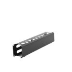 Organizador de Cables Horizontal de 2U para Rack de 19" con Cubierta Metálica - Image 4