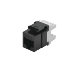 M?dulo Jack Keystone Cat5e con Terminaci?n en ?ngulo 180 - Color Negro