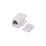 M?dulo Jack Keystone Cat5e con Terminaci?n en ?ngulo 180 - Color Blanco