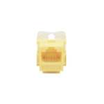 M?dulo Jack Keystone Cat6 con Terminaci?n 110 (Punchdown) para Faceplate - Color Amarillo - Image 2