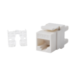 M?dulo Jack Keystone Cat6 con Terminaci?n 110 (Punchdown) ?ngulo 180 - Color Blanco