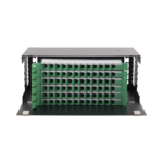 Distribuidor de Fibra ?ptica con Bandejas Deslizables, Vac?o, 19 Pulgadas, Acepta 72 Adaptadores LC Duplex o LC Simplex o 72 SC Simplex, 4U