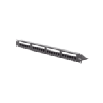 Panel de Parcheo de Impacto (110) UTP de 24 Puertos Cat5e, 19 Pulgadas con Barra para Organizar Cable - Image 2