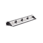 Panel de Parcheo de Impacto (110) UTP de 24 Puertos Cat5e, 19 Pulgadas con Barra para Organizar Cable - Image 4