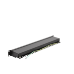 Panel de Parcheo de Impacto Blindado (STP) de 24 Puertos Cat5e, 19 Pulgadas - Image 4