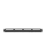 Panel de Parcheo de Impacto (110) UTP de 24 Puertos Cat6, 19 Pulgadas (48.26 cm), con Barra para Organizar Cable - Image 3