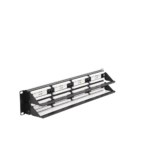 Panel de Parcheo de Impacto (110) UTP de 48 Puertos Cat6, 19 Pulgadas (48.26 cm), 2U, con Barra para Organizar Cable - Image 4