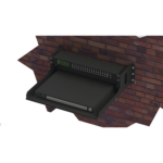 Rack Abierto de Montaje en Pared, de 19in, de 2 Unidades de Rack, con Charola de 460 mm de Profundidad, Se envía el Gabinete Armado. - Image 4