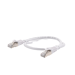 Patch Cord Cat6A 10G Blindado 0.5 Metros (1.64 Pies) Blanco - Image 4