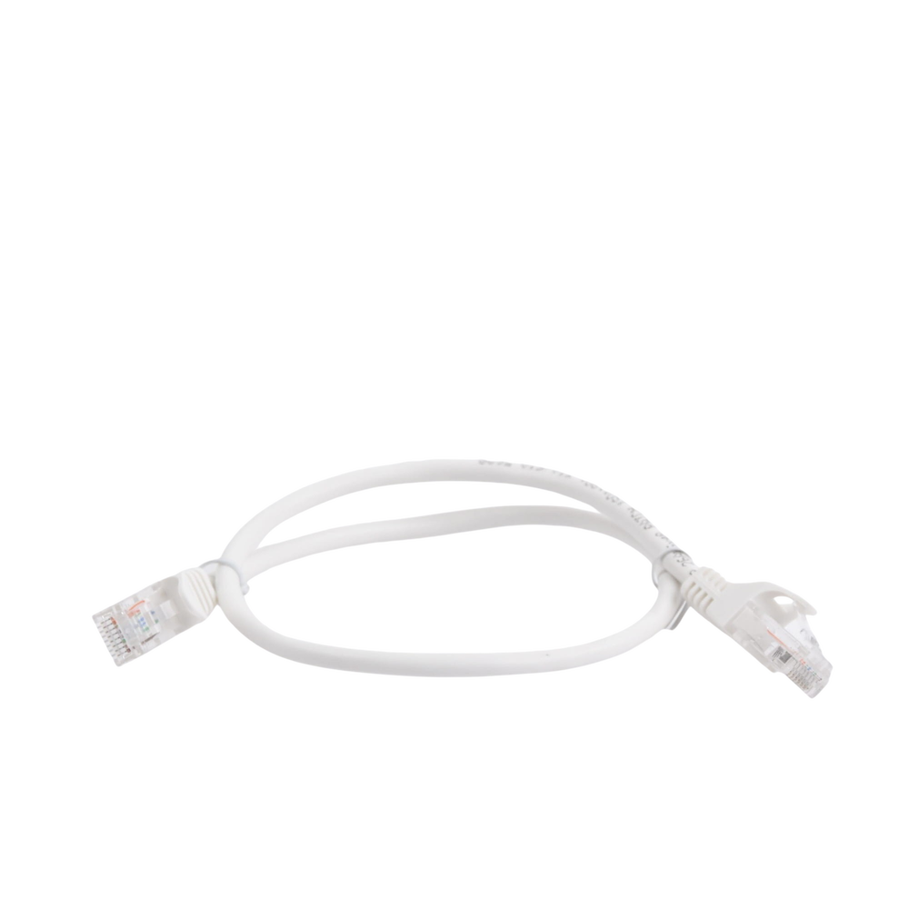 LPUT3050WH-AD-1-l.png Cable de Parcheo UTP Cat5e - 0.5 Metros (1.64 Pies) - Blanco - Image 1