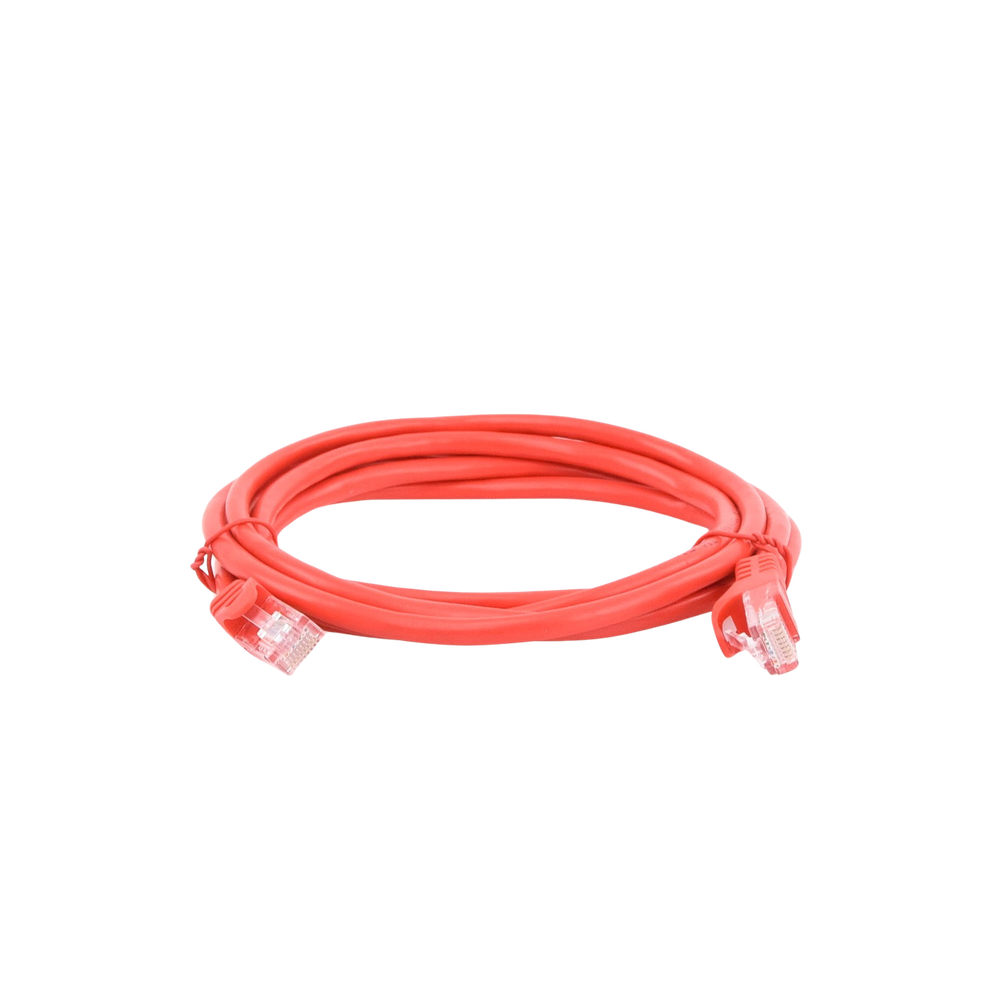 LPUT3200RD-AD-1-l.png Cable de Parcheo UTP Cat5e - 2.0 Metros (6.56 Pies) - Rojo - Image 1