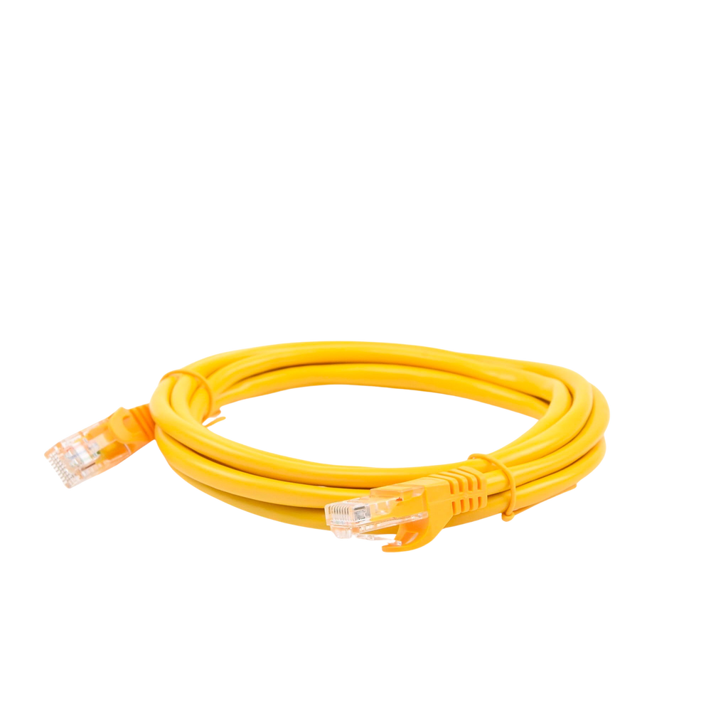 LPUT3200YE-AD-1-l.png Cable de Parcheo UTP Cat5e - 2.0 Metros (6.56 Pies) - Amarillo - Image 1