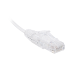 Cable de Parcheo Slim UTP Cat6 - 30 cm (11.81 Pulgadas) Blanco, Di?metro Reducido (28 AWG) - Image 2