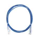Cable de Parcheo Slim UTP Cat6 - 2 Metros (6.56 Pies) Azul Di?metro Reducido (28 AWG)