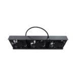 Kit de 3 Ventiladores 110 Vca (12 x 12 cm) con Clavija para Gabinete de Piso - Image 3