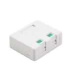 Caja de Pared con 2 Puertos Keystone, No Incluye Jacks