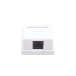 Caja de Pared con 1 Puerto Keystone, Incluye Jack Cat5e