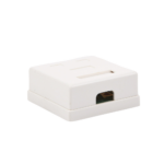 Caja de Pared con 2 Puertos, Incluye 2 Jacks UTP Cat5e Keystone - Image 2