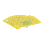 Kit de 10 Etiquetas Impresas para Identificación de Tierra Física, Incluye 10 Cinchos Retardantes a Flama - Image 2