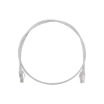 Patch Cord MC6 Modular Cat6 UTP, CM/LS0H, 0.91 Metros (3 Pies), Color Blanco, Di?metro Reducido (28AWG)