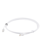 Patch Cord MC6 Modular Cat6 UTP, CM/LS0H, 2.13 Metros (7 Pies), Color Blanco, Di?metro Reducido (28AWG), Versi?n Bulk (Sin Empaque Individual) - Image 3