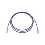 Patch Cord MC6 Modular Cat6 UTP, CM/LS0H, 2.13 Metros (7 Pies), Color Violeta, Versi?n Bulk (Sin Empaque Individual)