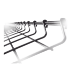 Charola Tipo Malla 33/200 mm, Acabado Electro Zinc, Hasta 105 Cables Cat6, Tramo de 3 Metros - Image 2