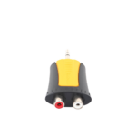 Conector Estéreo | 3.5 mm - 2 x conector Hembra RCA | Adaptador de Carcasa de Plástico - Image 5