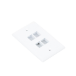 Placa de Pared Vertical, Salida Para 4 Puertos Keystone, Color Blanco - Image 8