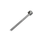 Cincho de Nylon 6.6, Color Gris, 290 mm largo x 3.7mm ancho, sección transversal intermedia, 1000pz