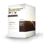 Bobina de Cable de 305 Metros (1000 Pies) Cat6 Aleacion de Cobre y Aluminio (CCA), Color Negro Version Econ?mica. Uso en Interior.