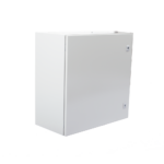 Gabinete de Acero IP66 Uso en Intemperie (600 x 600 x 300 mm) con Placa Trasera Interior Metálica y Compuerta Inferior Atornillable (Incluye Chapa y Llave T). - Image 3