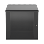 Gabinete PanZone de Montaje en Pared, de 19in, Puerta con Ventana de Seguridad, 12 UR, 635mm de Profundidad, Color Negro - Image 3