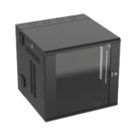 Gabinete PanZone de Montaje en Pared, de 19in, Puerta con Ventana de Seguridad, 12 UR, 635mm de Profundidad, Color Negro - Image 4