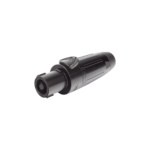 Conector Speakon | Hembra | 4 polos | carcasa negra | Cable AWG10 | 30A - Image 2