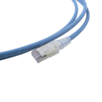 Patch Cord Skinny Cat6A Blindado S/FTP, 2.13 Metros (7 Pies), Di?metro Reducido 28 AWG, Color Azul - Image 5
