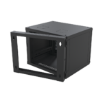 Gabinete Abatible de Pared (Con Marco Trasero) con Rack 19" de 9 Unidades. Ventana de Cristal Templado. - Image 2