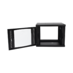 Gabinete Abatible de Pared (Con Marco Trasero) con Rack 19" de 9 Unidades. Ventana de Cristal Templado. - Image 7