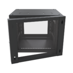 Gabinete Abatible de Pared (Con Marco Trasero) con Rack 19" de 12 Unidades. Ventana de Cristal Templado. - Image 4