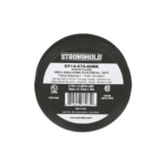 Cinta Eléctrica STRONGHOLD para Aislar, de PVC, Uso General Reparación y Mantenimiento, Grosor de 0.18mm (7 mil), Ancho de 19mm, y 18m de Largo, Color Negro