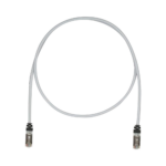 Patch Cord Cat6A, Blindado S/FTP, CM/LS0H, 4.57 Metros (15 Pies), Color Gris