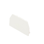 Tapa Final, para uso con canaleta T45, Material PVC Rígido, Color Blanco Mate - Image 3