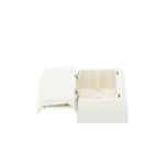 Caja Superficial Con Bisagras de Instalación a Presión, Para Canaletas T45, Material PVC Rígido, Color Blanco Mate - Image 2