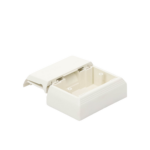 Caja Superficial Con Bisagras de Instalación a Presión, Para Canaletas T45, Material PVC Rígido, Color Blanco Mate - Image 3