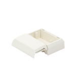 Caja Superficial Con Bisagras de Instalación a Presión, Para Canaletas T45, Material PVC Rígido, Color Blanco Mate - Image 4