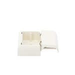 Caja Superficial Con Bisagras de Instalación a Presión, Para Canaletas T45, Material PVC Rígido, Color Blanco Mate - Image 5